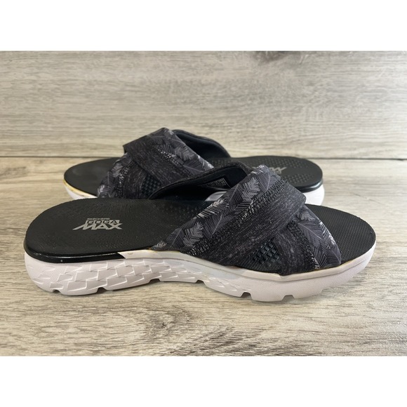 Skechers Goga Max Shoes Womens Size 6 Sandals Comfort Criss Cross 14667 - Picture 6 of 8